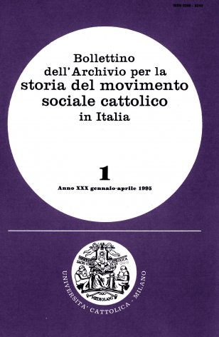 Elenco di pubblicazioni edite in Italia nel 1992-1993 sulla cultura e l'azione economico-sociale dei cattolici italiani
