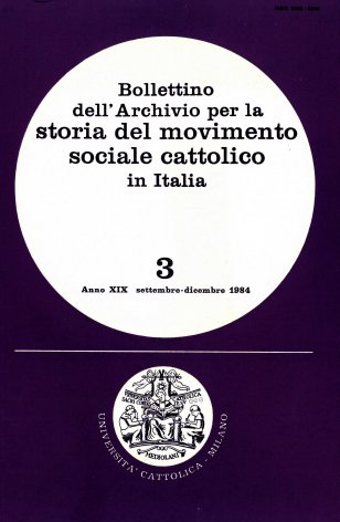 Elenco di pubblicazioni sul movimento sociale cattolico edite in Italia nel 1983