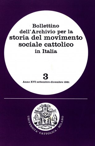 Fonti archivistiche per la storia delle banche cattoliche lombarde