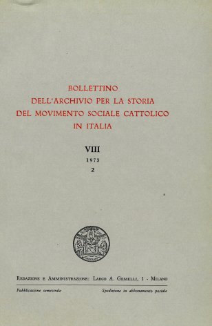 Fonti per la storia del movimento sociale cattolico biellese negli archivi di Oropa