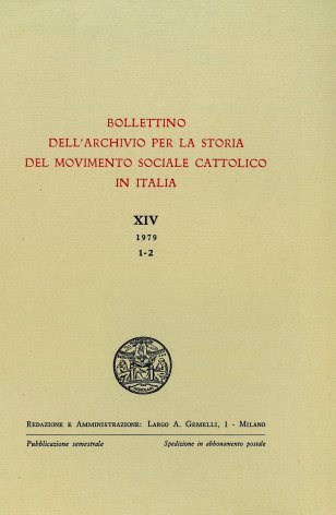 La consistenza delle organizzazioni sindacali cattoliche in Italia e in Lombardia nelle rilevazioni statistiche ufficiali (1904-1914)