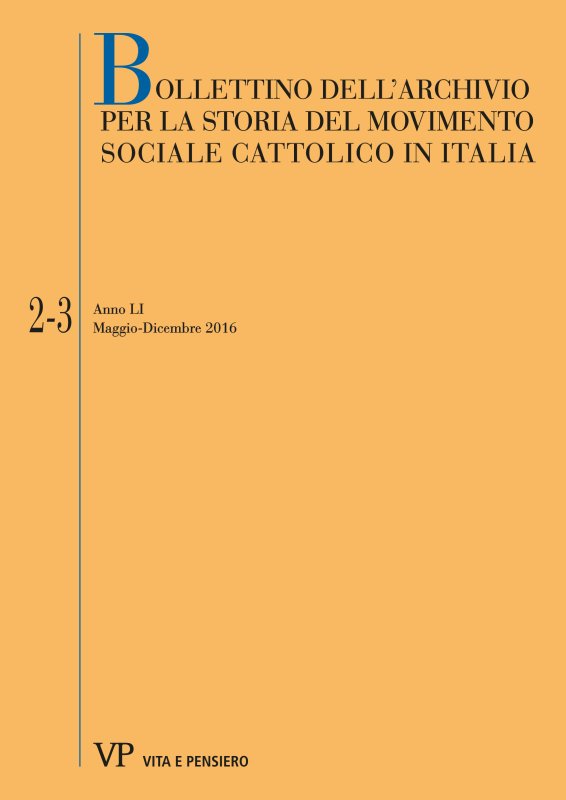 La lotta alla povertà nella cultura cattolica italiana del secondo
dopoguerra