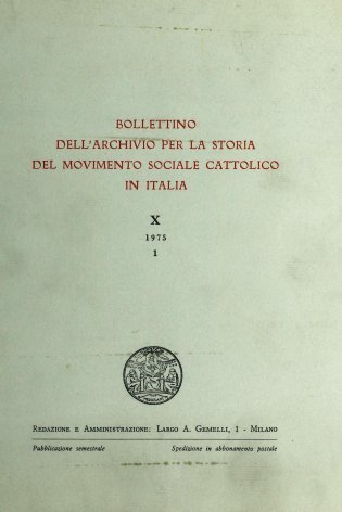 L'attività dell'Archivio nell'anno 1973-1974