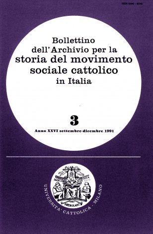Azione sociale dei cattolici italiani prima e dopo la 