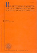BOLLETTINO DELL'ARCHIVIO PER LA STORIA DEL MOVIMENTO SOCIALE CATTOLICO IN ITALIA - 2005 - 3
