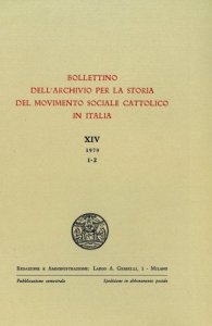 Carlo De Cardona ed il movimento cattolico in Calabria dal 1900 al 1913