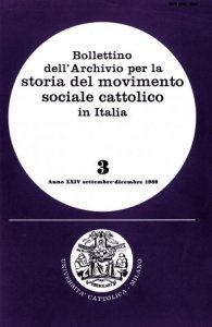Elenco delle pubblicazioni edite in Italia nel 1987-1988 sulla cultura e l'azione economico-sociale dei cattolici italiani nel secondo dopoguerra