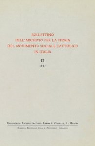 I primi fondi costituiti presso l'Archivio per la storia del movimento sociale cattolico in Italia