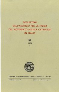 Il movimento sociale cattolico in Lombardia: bilancio degli studi e prospettive storiografiche