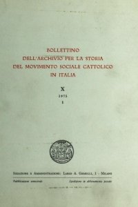 Note per la storia del movimento sociale cattolico a Treviso dal 1904 al 1915