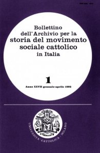 Primo elenco di pubblicazioni edite in Italia sul movimento cattolico durante il periodo fascista