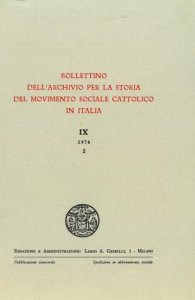 Suggestioni dall'estero per i cattolici italiani nell'avvio della II Sezione dell'Opera dei Congressi